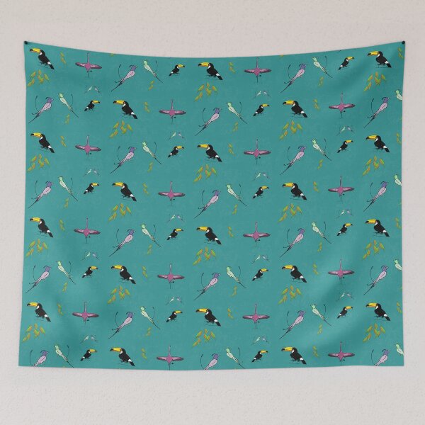 Item preview, Tropical Fantasy Jungle Birds  designed and sold by Figg-Arnold.