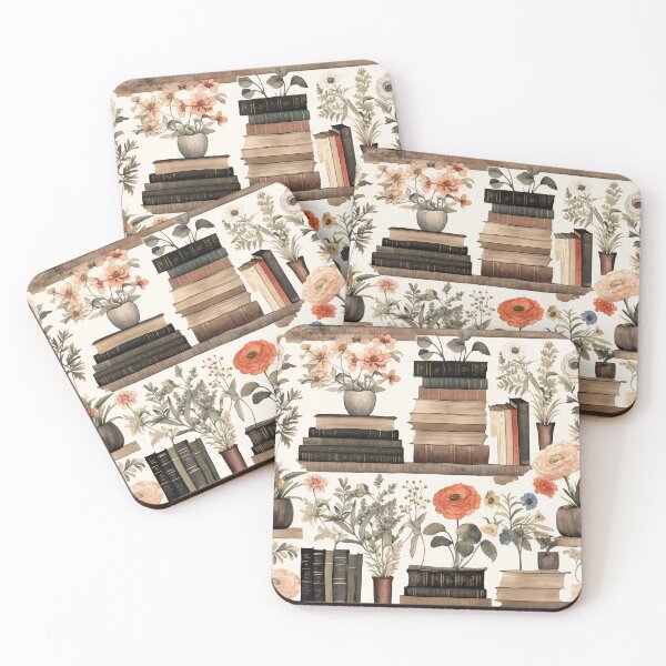 Item preview, Books,bookshelf,library,flowers,background  designed and sold by MariaMarinova.