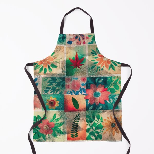 Item preview, Vintage patina flowers and cells designed and sold by WatercolourLily.