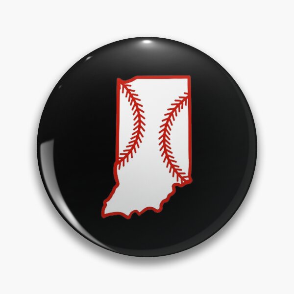 Item preview, Indiana State Outline Baseball Stitch designed and sold by US States Merch.