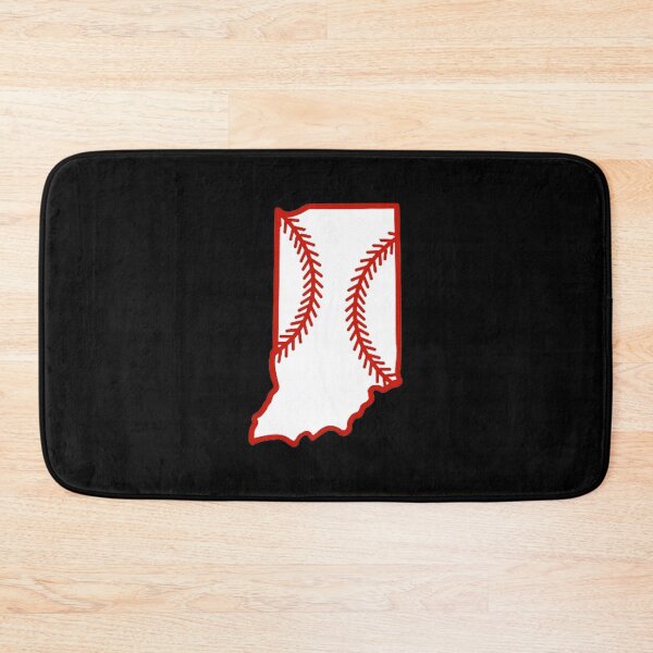 Item preview, Indiana State Outline Baseball Stitch designed and sold by US States Merch.