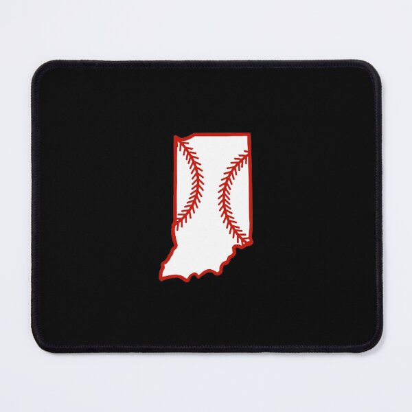 Item preview, Indiana State Outline Baseball Stitch designed and sold by US States Merch.