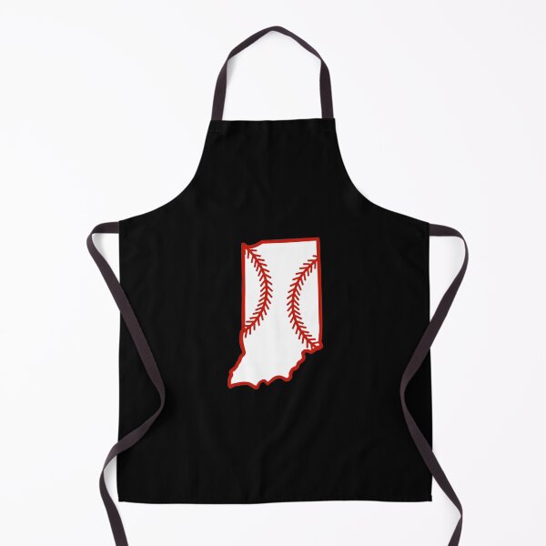 Item preview, Indiana State Outline Baseball Stitch designed and sold by US States Merch.