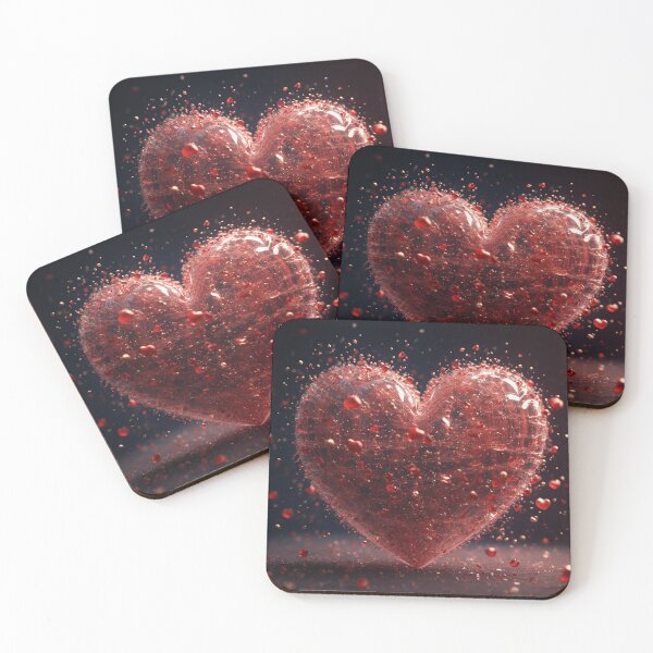 Item preview, Heart-Shaped Particles designed and sold by Sadia  Jannat.