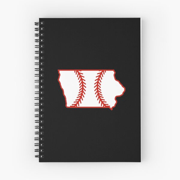 Item preview, Iowa State Outline Baseball Stitch designed and sold by US States Merch.