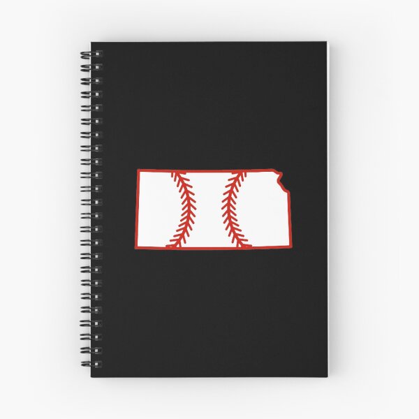 Item preview, Kansas State Outline Baseball Stitch designed and sold by US States Merch.