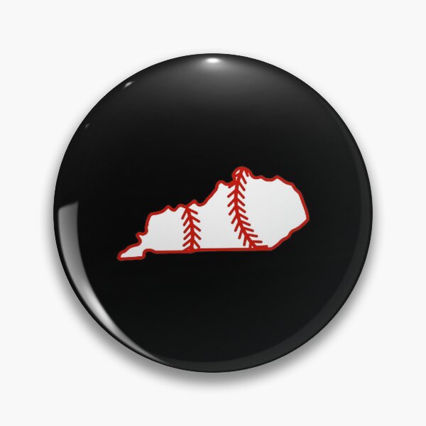 Item preview, Kentucky State Outline Baseball Stitch designed and sold by US States Merch.