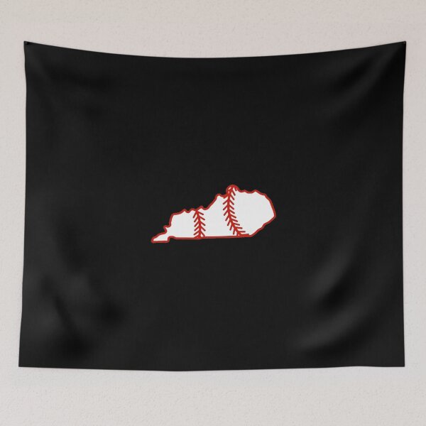 Item preview, Kentucky State Outline Baseball Stitch designed and sold by US States Merch.