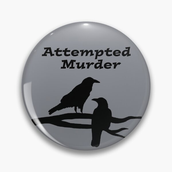 Item preview, Two Crows Attempted Murder designed and sold by Scat the cat.