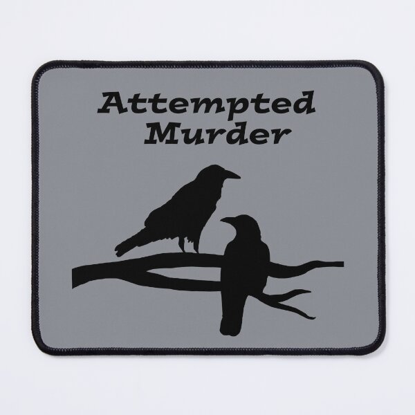 Item preview, Two Crows Attempted Murder designed and sold by Scat the cat.
