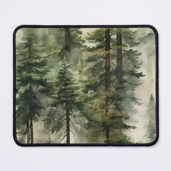 Item preview, Trees,pine trees,forest,watercolor nature background. designed and sold by MariaMarinova.