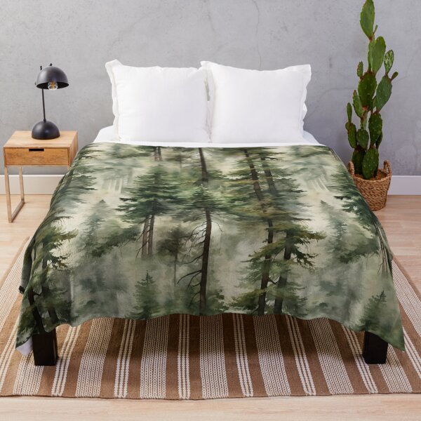 Item preview, Trees,pine trees,forest,watercolor nature background. designed and sold by MariaMarinova.
