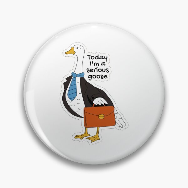 Item preview, Today im a serious goose funny goose wearing a tie designed and sold by Hamooy.