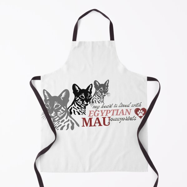 Item preview, Egyptian Mau pawprints designed and sold by MoonMothPrintco.