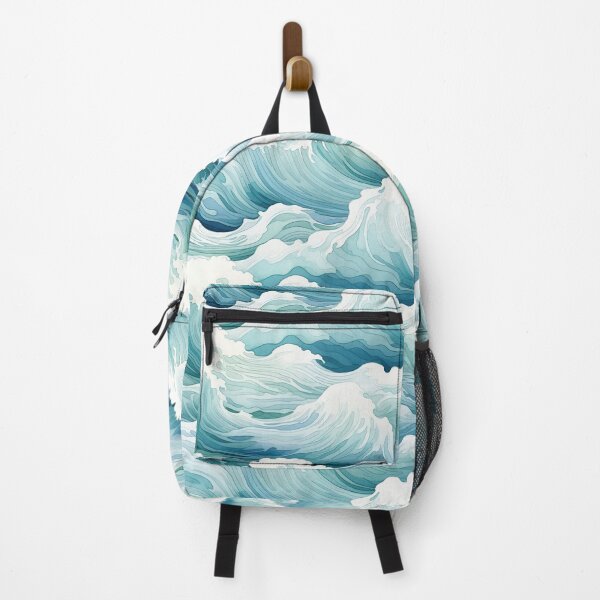 Item preview, Waves,sea,ocean, water,blue background designed and sold by MariaMarinova.