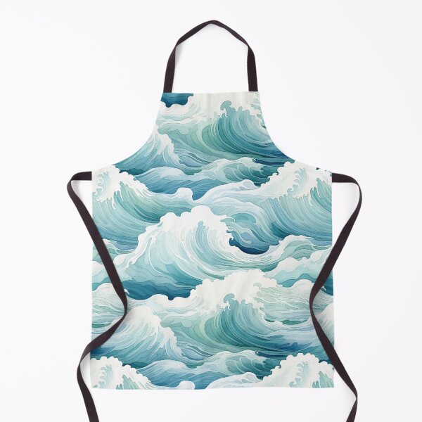 Item preview, Waves,sea,ocean, water,blue background designed and sold by MariaMarinova.