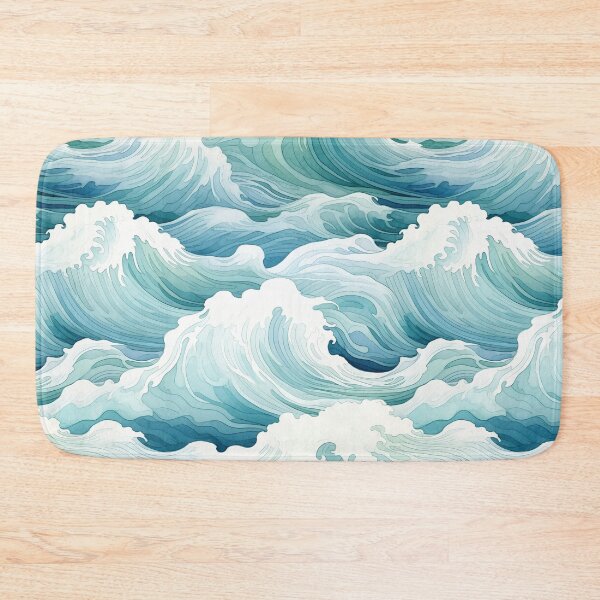 Item preview, Waves,sea,ocean, water,blue background  designed and sold by MariaMarinova.