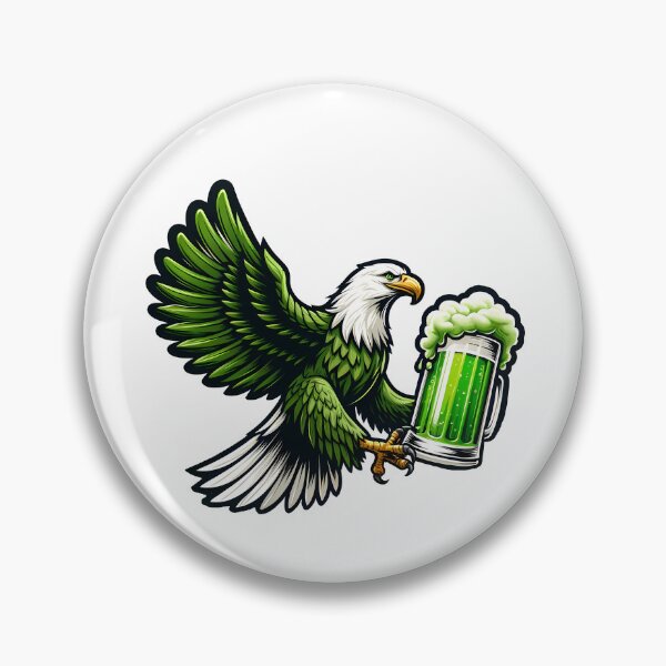 Item preview, patricks day - eagle with green beer designed and sold by Jdee23.