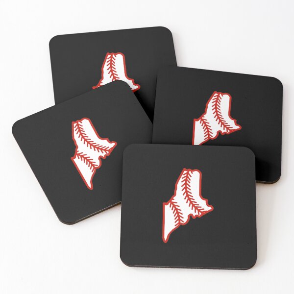Item preview, Maine State Outline Baseball Stitch designed and sold by US States Merch.
