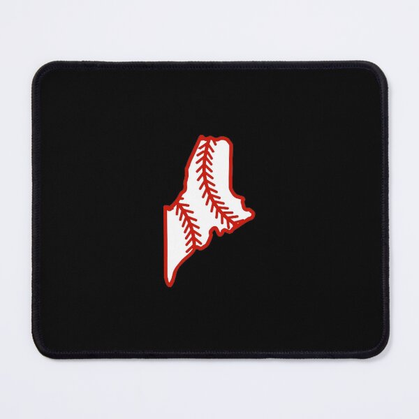 Item preview, Maine State Outline Baseball Stitch designed and sold by US States Merch.