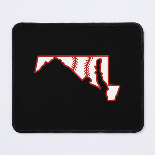 Item preview, Maryland State Outline Baseball Stitch designed and sold by US States Merch.