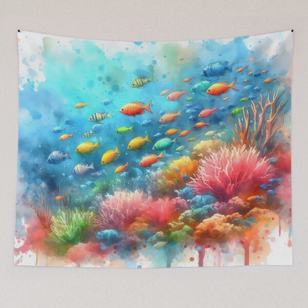 Item preview, Aquatic Dreamscape designed and sold by HarmonyInBloom.