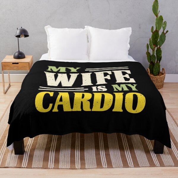 Item preview, My Wife Is My Cardio funny love couple relationship marriage designed and sold by w1ckerman.
