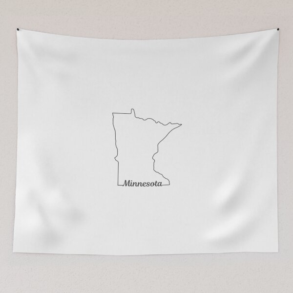 Item preview, Minnesota State Outline designed and sold by US States Merch.