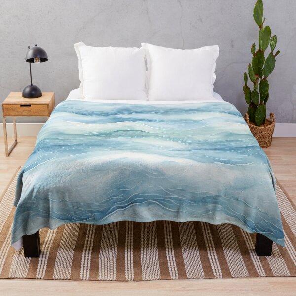 Item preview, Waves,sea,ocean, water,blue background designed and sold by MariaMarinova.