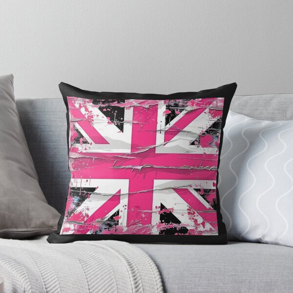 Item preview, British flag in pink designed and sold by Verses  & Venti.