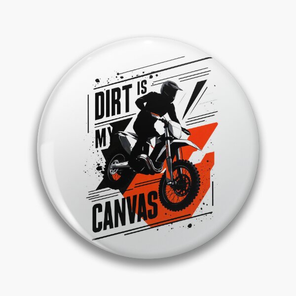 Item preview, Motocross Masterpiece: Black and Orange Lines of Passion designed and sold by SplashTastic.