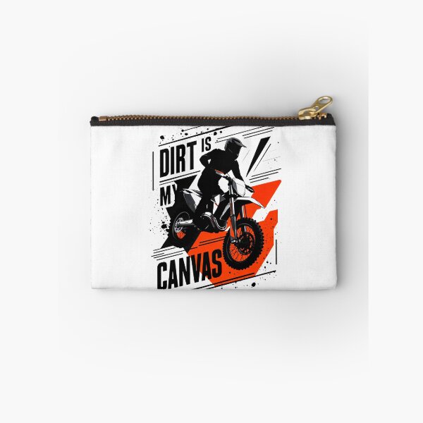 Item preview, Motocross Masterpiece: Black and Orange Lines of Passion designed and sold by SplashTastic.