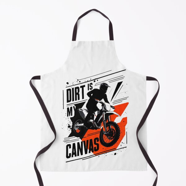 Item preview, Motocross Masterpiece: Black and Orange Lines of Passion designed and sold by SplashTastic.