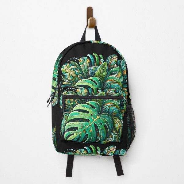 Item preview, Monstera Deliciosa Leaves, digital art, sticker, Swiss Cheese Monstera designed and sold by Printed Mistakes.