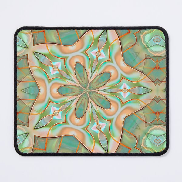 Item preview, Green and Gold Kaleidoscope--and matching patterns designed and sold by WendyMaree.