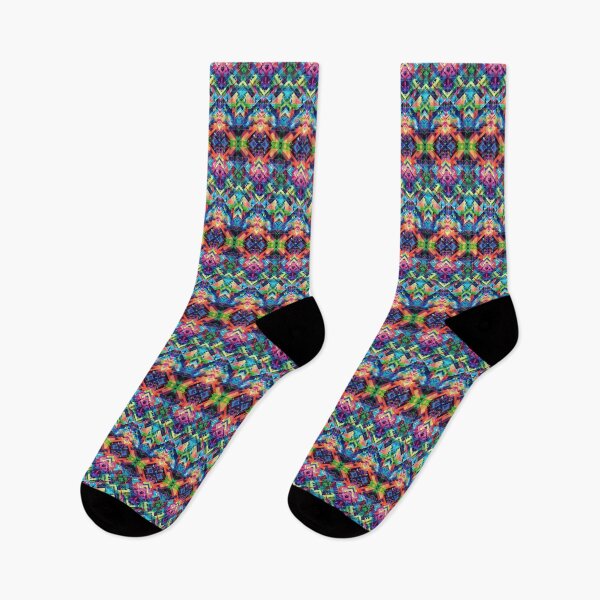 Item preview, Geometric color rush pattern designed and sold by Digital Dreamtales.