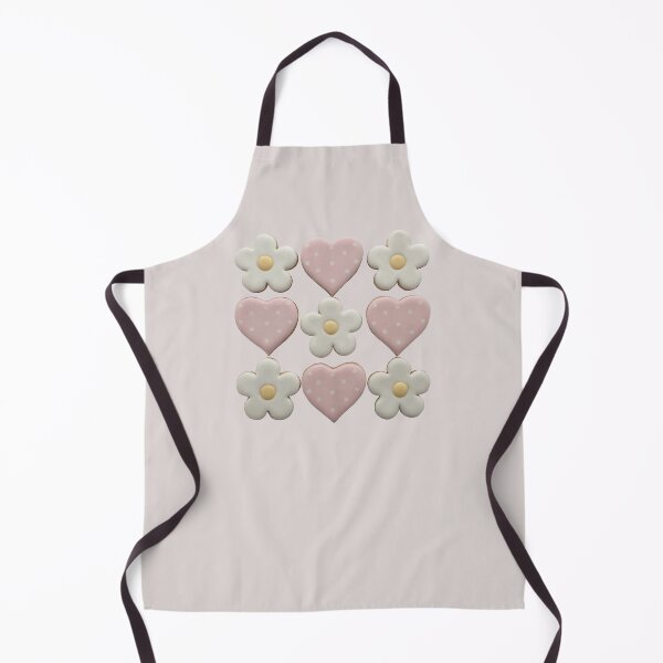 Item preview, Pink dot heart and flower royal icing cookies  designed and sold by aiko-p.