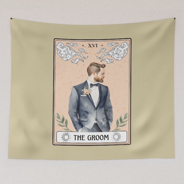 Item preview,  The Groom Tarot Card Bride and Groom  designed and sold by MomentumCloset.