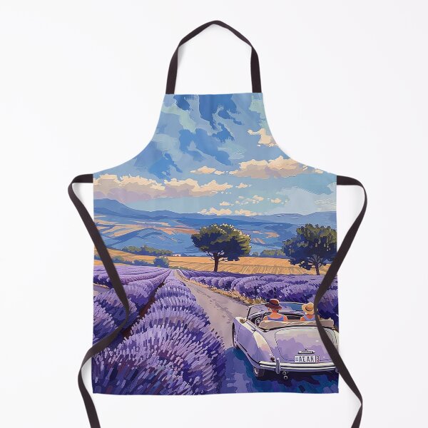 Rolling Lavender Hills Apron