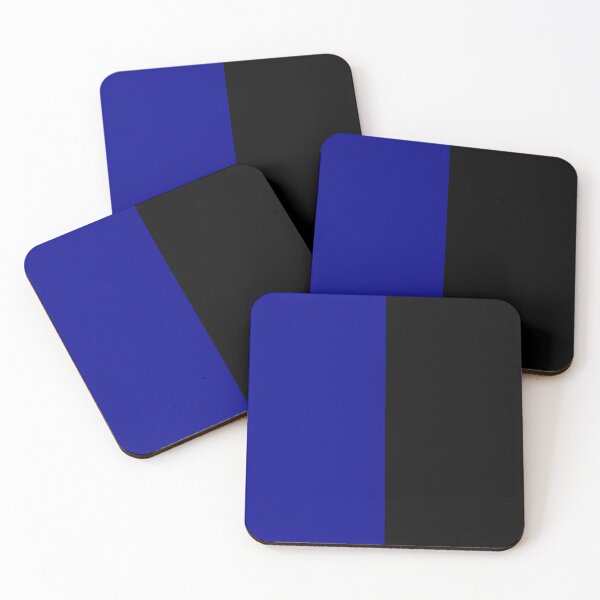 Item preview, Blue Black Two Tone Color Split designed and sold by PatternTitan.
