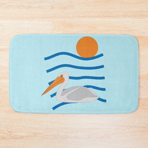 Item preview, Pelican Bird at Ocean Sea at Sunset designed and sold by Anna Lemos.