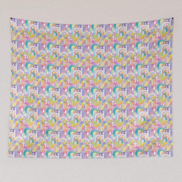 Item preview, Flowing pastel geometry designed and sold by Digital Dreamtales.