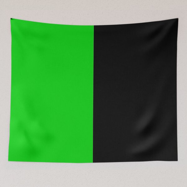 Item preview, Green Black Two Tone Color Split designed and sold by PatternTitan.