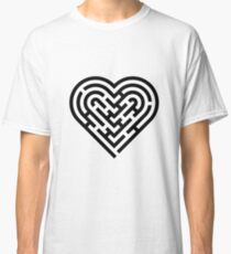 Heart maze Classic T-Shirt