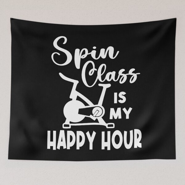 Item preview, Spin class is my happy hour designed and sold by Colorfulman.