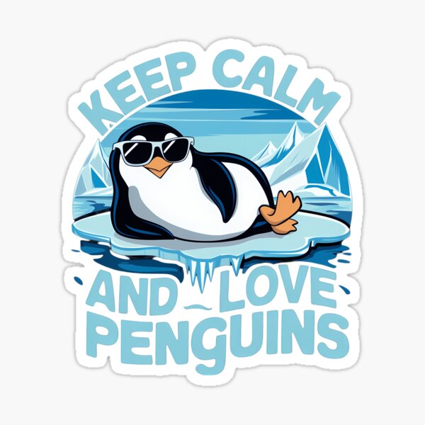 Item preview, Keep Calm and Love Penguins designed and sold by Creativeworld03.