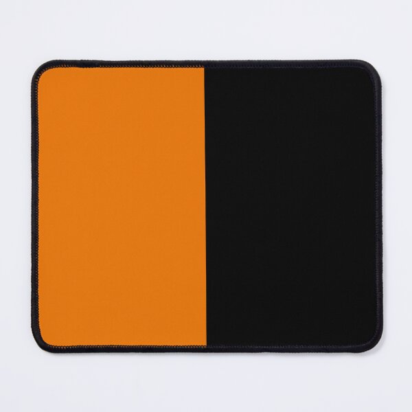 Item preview, Orange Black Two Tone Color Split designed and sold by PatternTitan.