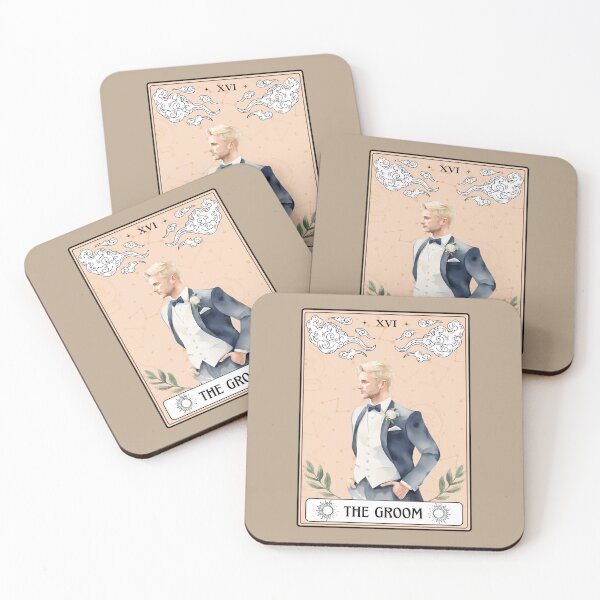 Item preview,  The Groom Tarot Cards Bride and Groom  designed and sold by MomentumCloset.