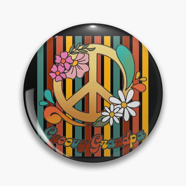 Item preview, Groovy Grandpa. Cool Hippie Grandfather designed and sold by Rebel-Design.
