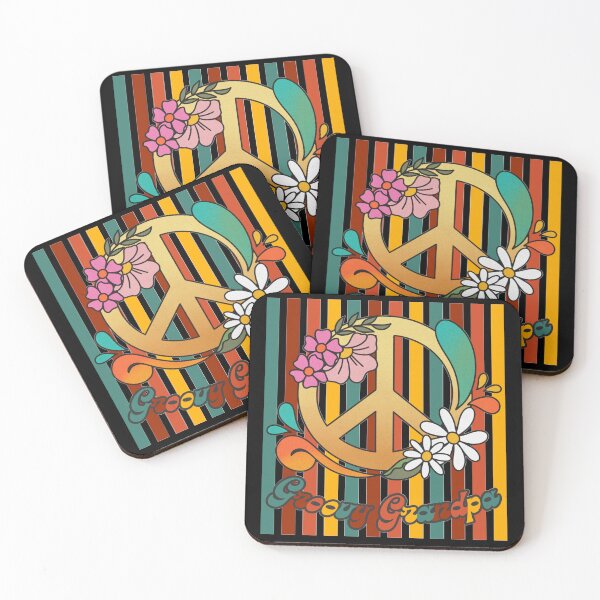 Item preview, Groovy Grandpa. Cool Hippie Grandfather designed and sold by Rebel-Design.